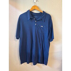 Le‎ Tigre Men's 3XL Navy Blue Polo Shirt Preppy